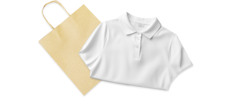 T-shirts and shopping bag