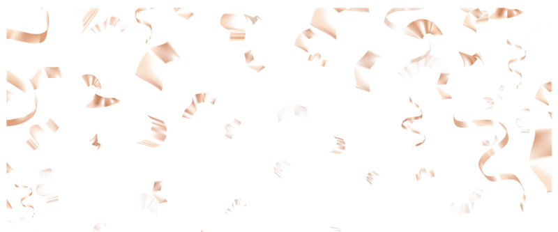 Gold confetti